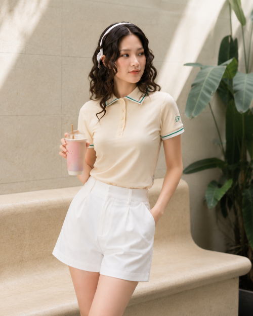 Polo form nẹp dài hiện đại - dáng slim fit